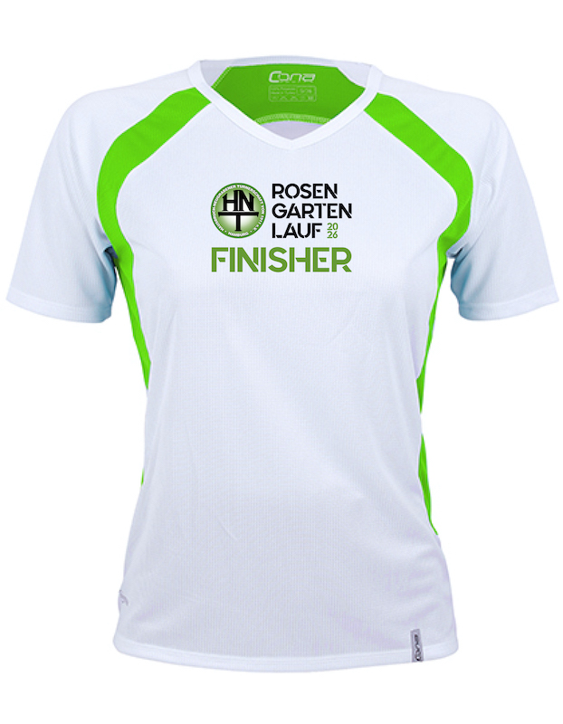 Rosengarten-Laufshirt Akzentfarben Damen
